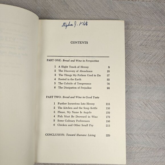 The Unprejudiced Palate By Angelo Pellegrini 1962 Macmillan Paperback Edition - Picture 5 of 6